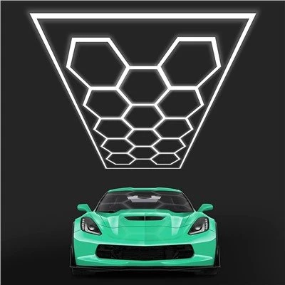 DIY Plug-in sexhyrnd bílskúrsljós